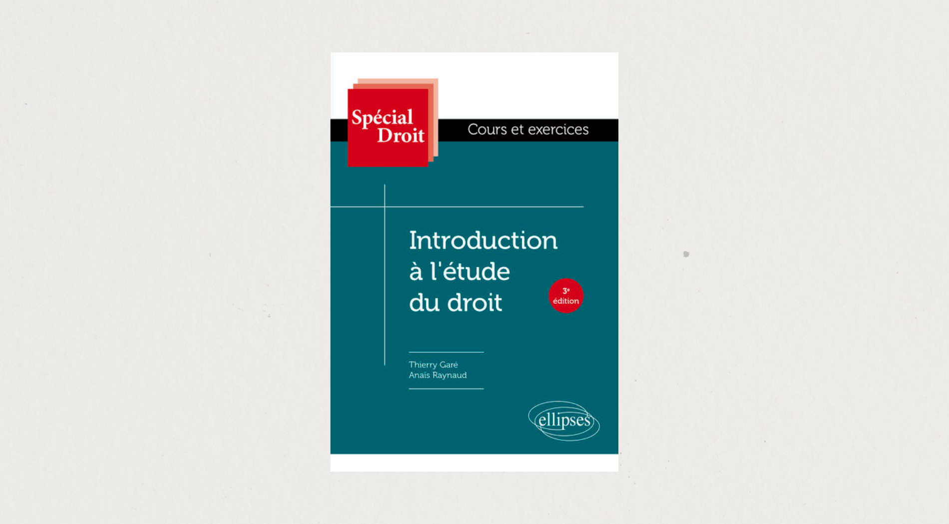 Illustration de l'article Introduction à l'étude de droit - 3e éd.